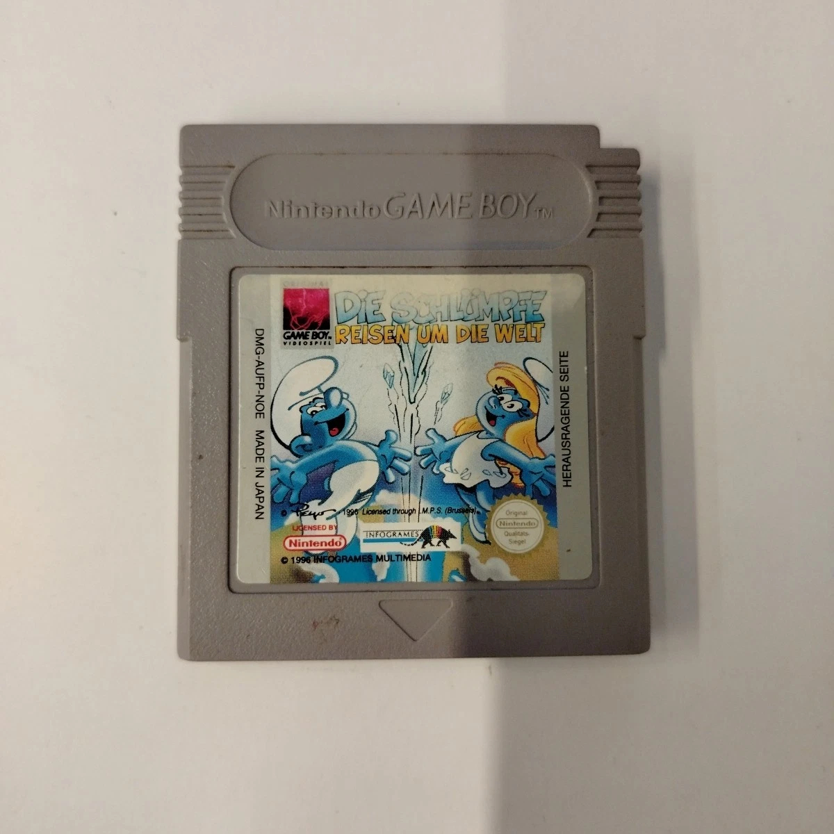 I Puffi The Smurfs Game Boy Nintendo GB Solo Cartuccia Loose